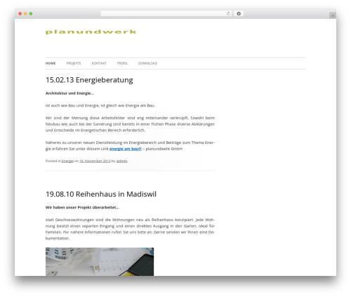 Tiny Forge best WordPress theme - inselpark.ch