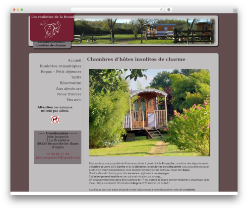 WordPress theme Tabula Rosa - roulottes-de-la-brauderie.com