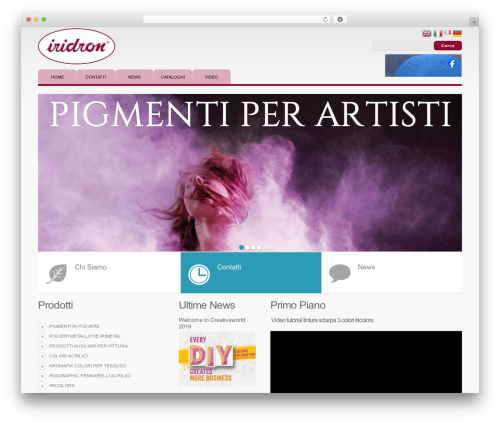 WordPress Theme 1322 WordPress theme design - iridron.it