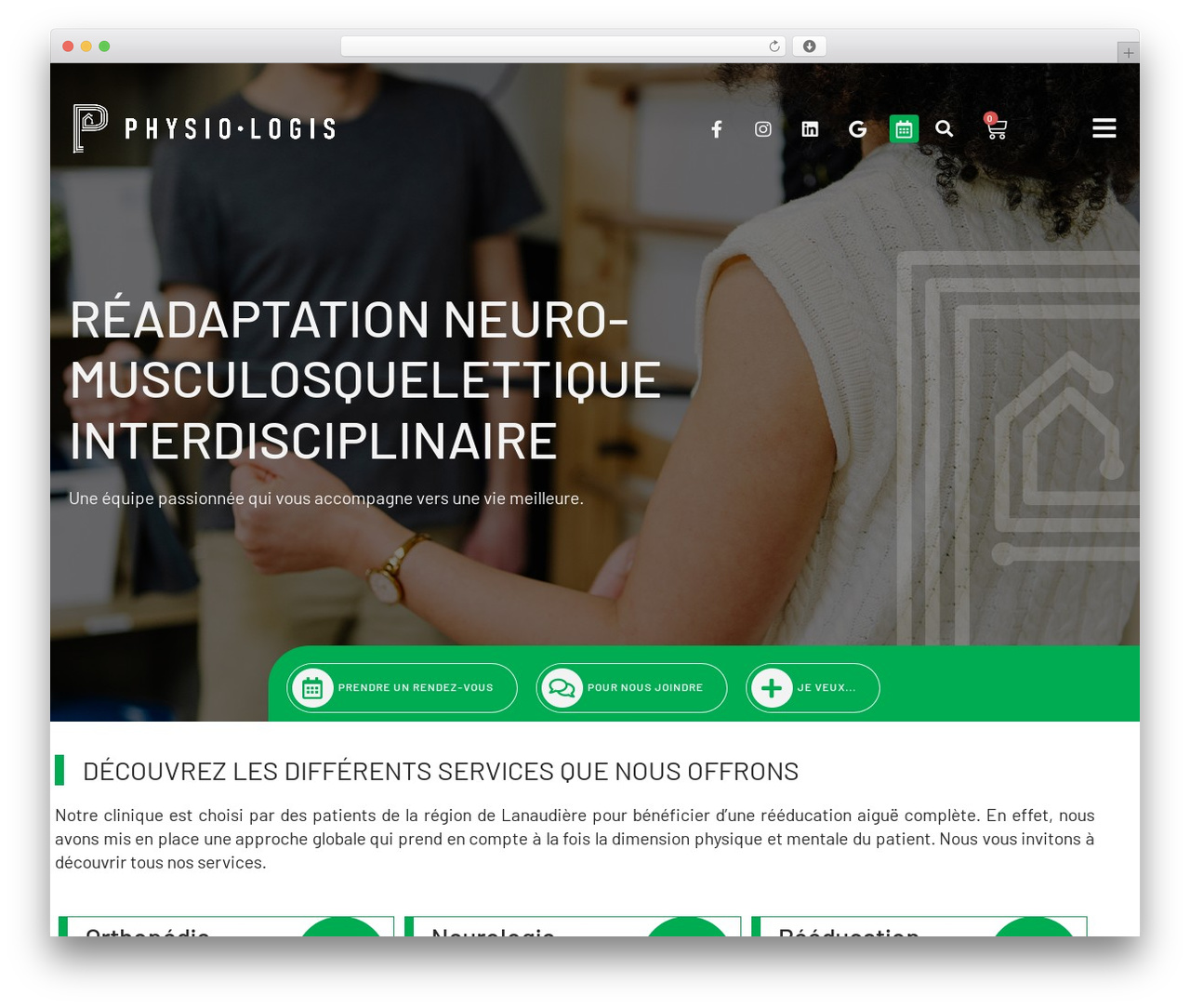 WordPress theme Hello Elementor - physio-logis.com