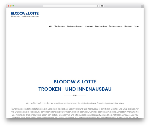 WP-CMS15 WordPress theme - blodow-lotte.de