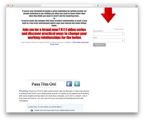 WP theme OptimizePress - itsallaboutrelationships.co.uk