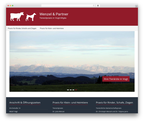 Accelerate theme WordPress - tierarztpraxis-wenzel.de