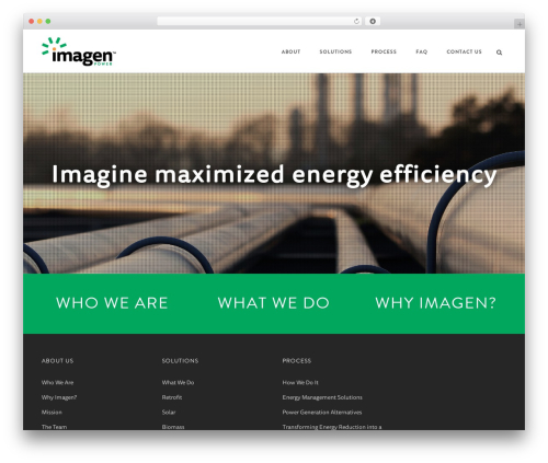 Aperio WordPress theme - imagenpower.com