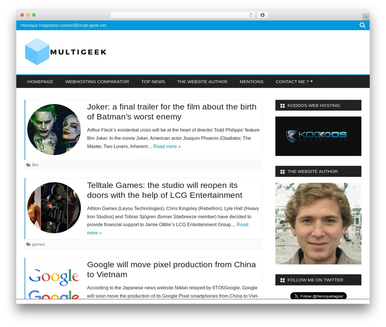 BMag WordPress theme - multi-geek.net