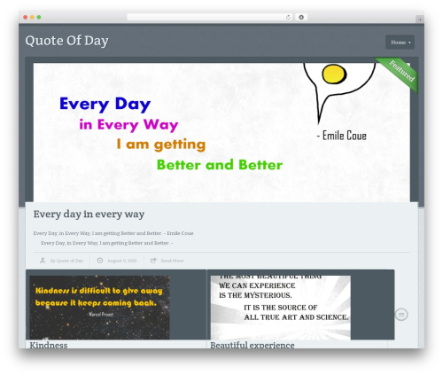 Chronology by MyThemeShop best WooCommerce theme - quoteofday.in