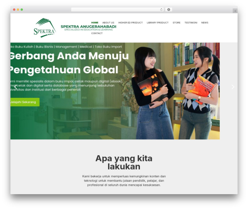 Divi WordPress theme - spektra-aa.co.id