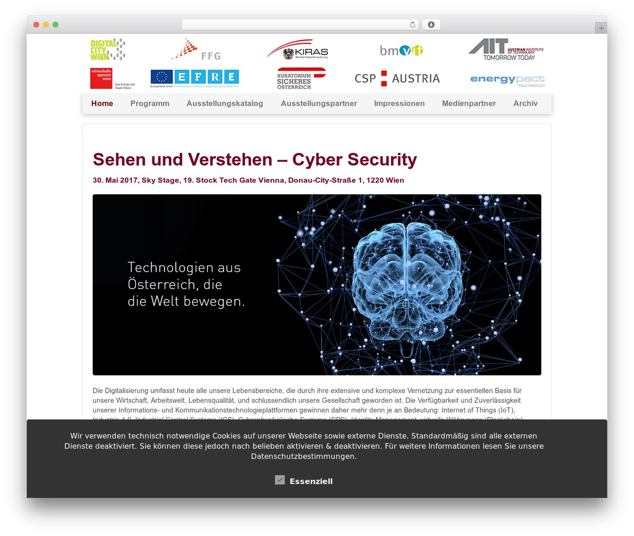 Innovative WordPress theme - ikt.wien