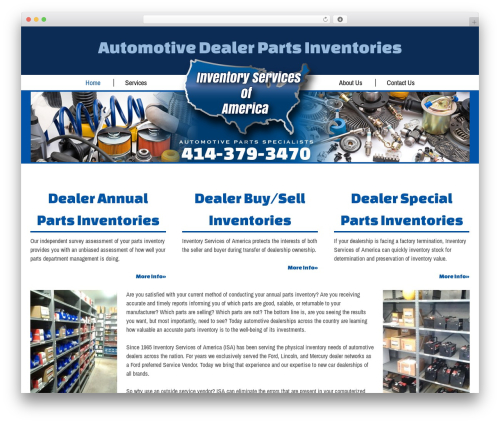 Inventory Services theme WordPress - inventoryservicesofamerica.com