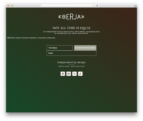 Mountain WordPress theme - eberjaxwatches.com