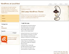 Old Lamp WordPress Theme WordPress theme