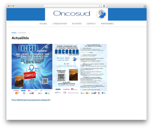 Theme WordPress Forgiven - reseau-oncosud.org
