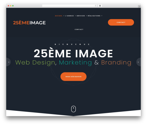 WordPress theme DeepDigital - 25emeimage.com