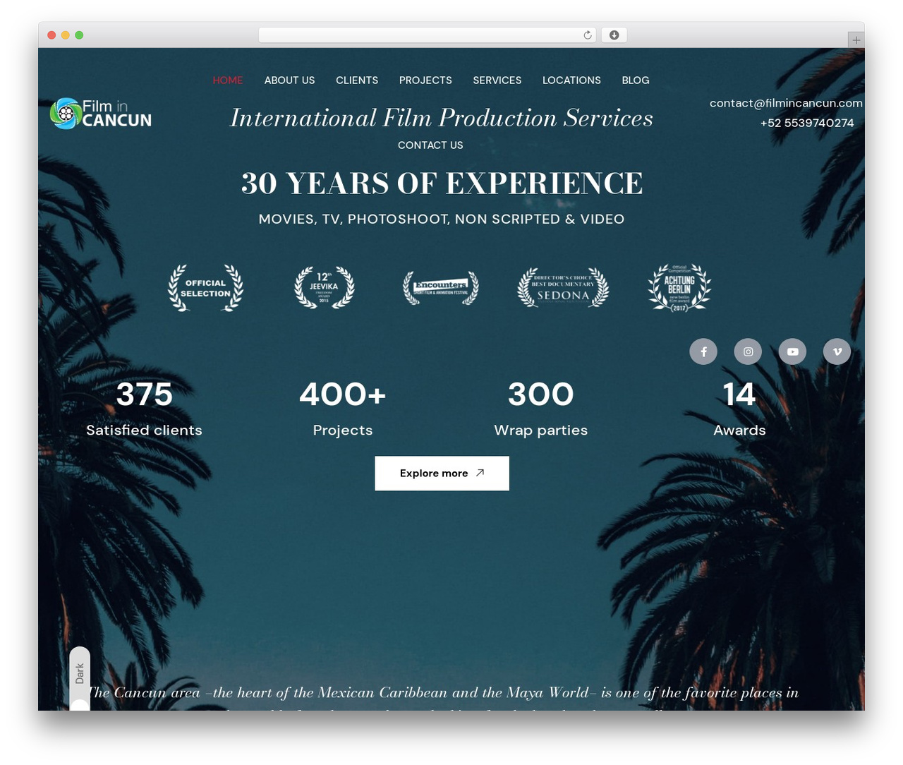 WordPress theme Frames - filmincancun.com WordPress theme Frames - filmincancun.com