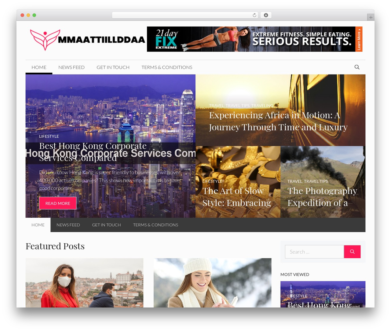 WordPress theme GeneratePress - mmaattiillddaa.com