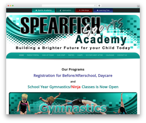 WordPress website theme Preferential - spearfishacademy.com