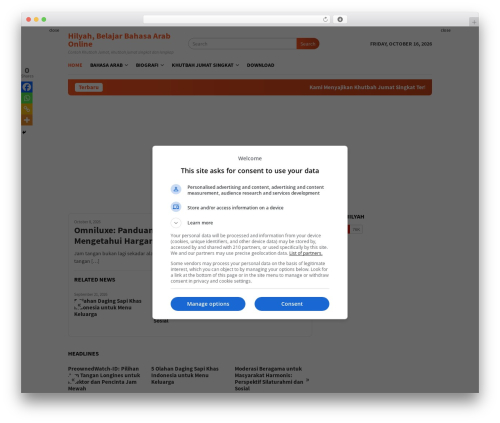 BloggingPro WordPress blog theme - hilyah.id