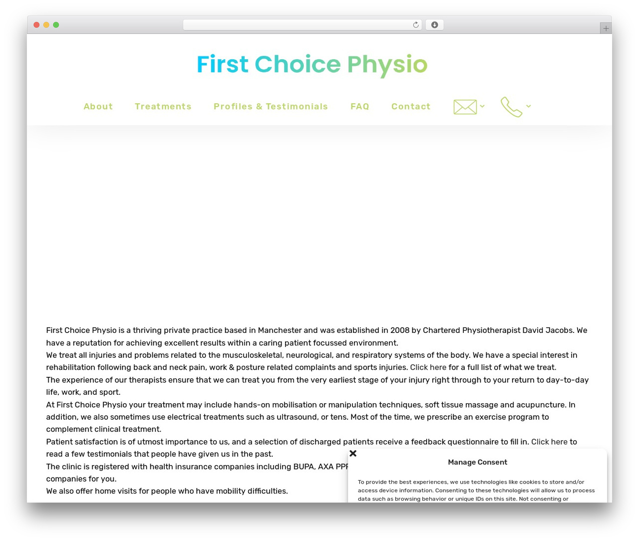 Consulty WordPress theme - firstchoicephysio.com Consulty WordPress theme - firstchoicephysio.com