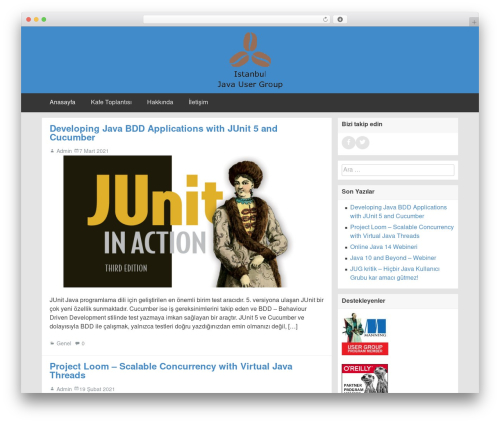 FlatBox WordPress theme - istanbul-jug.org