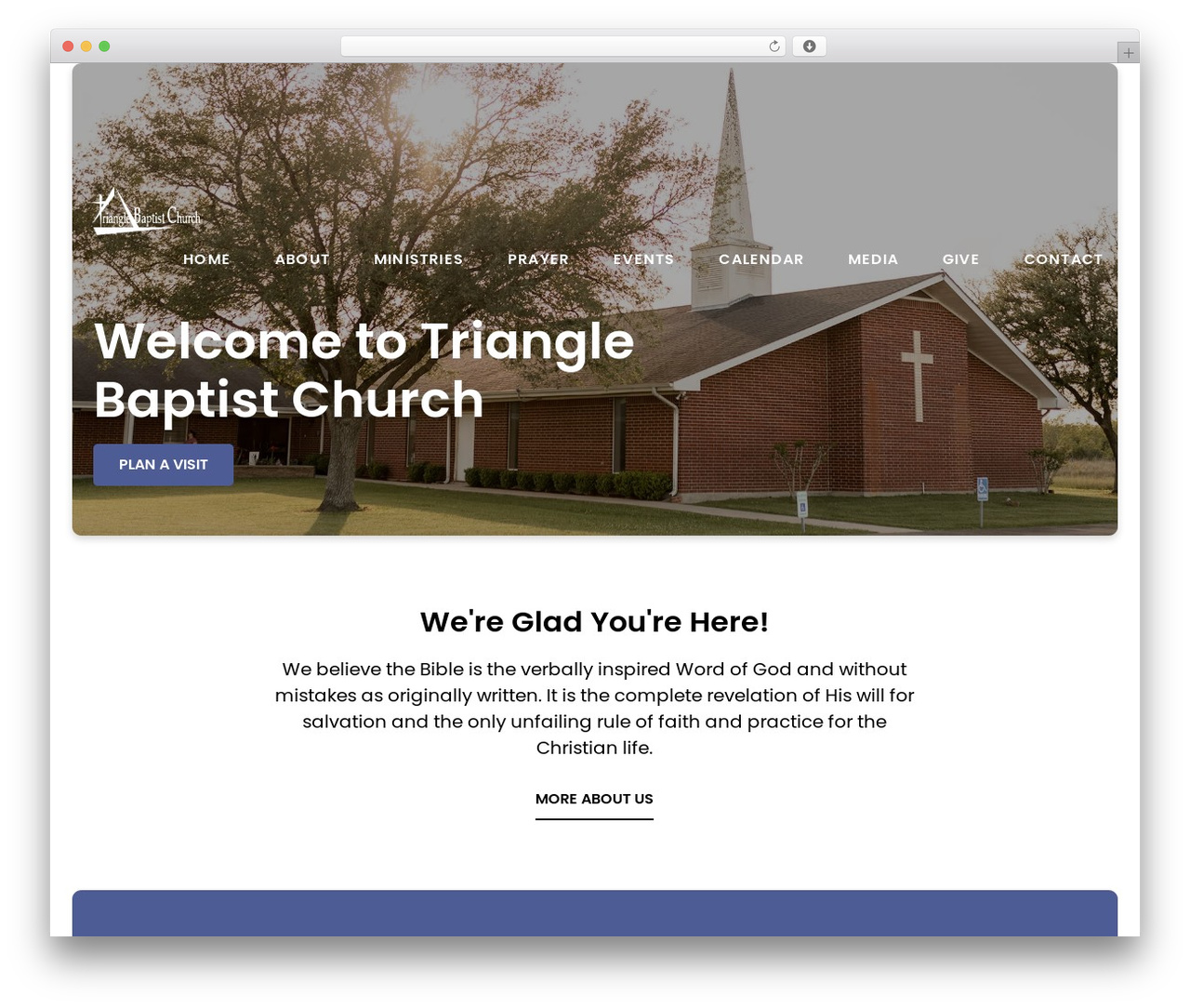 Float best WordPress theme - trianglebaptist.com