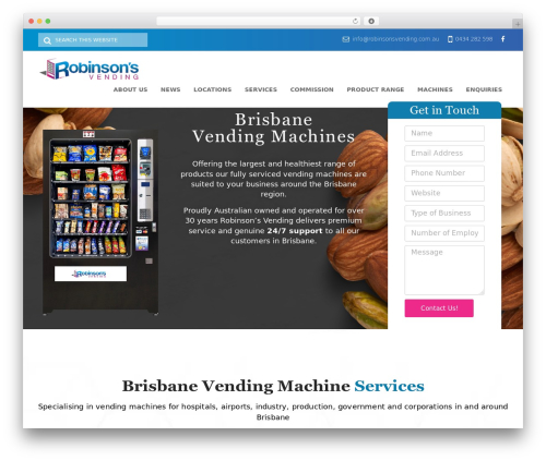 Genesis WordPress theme - robinsonsvending.com.au