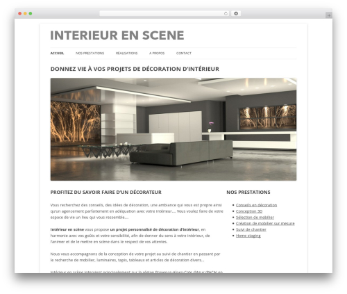 IES WordPress theme - interieur-en-scene.com