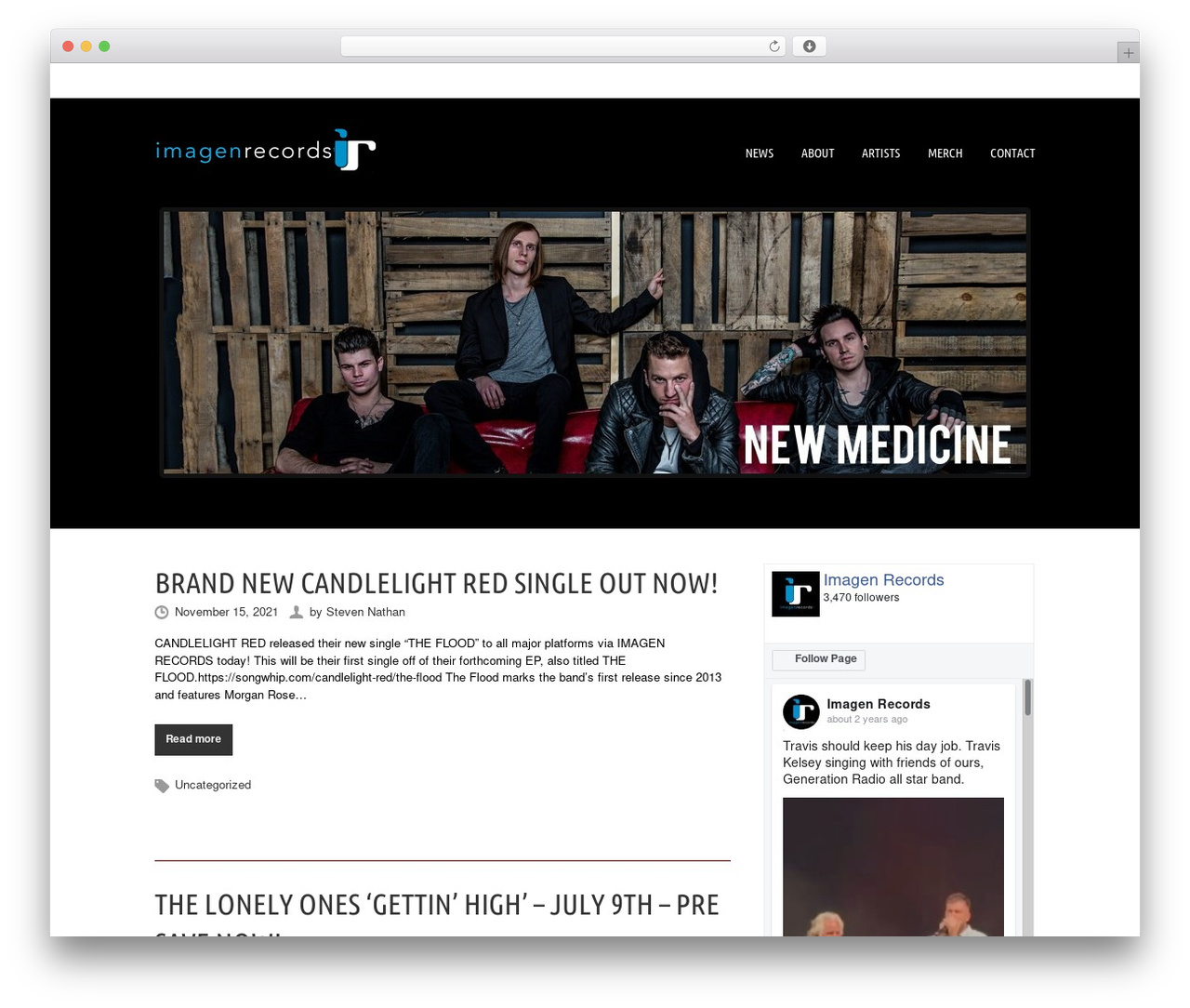Musicpro WordPress theme - imagenrecords.com Musicpro WordPress theme - imagenrecords.com