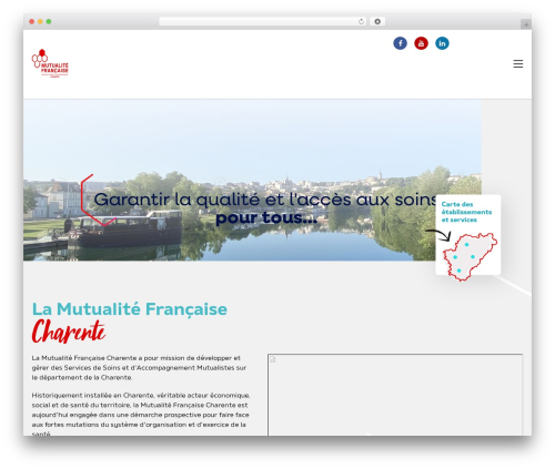 Mutualité thème WordPress theme - www.mutualite16.fr