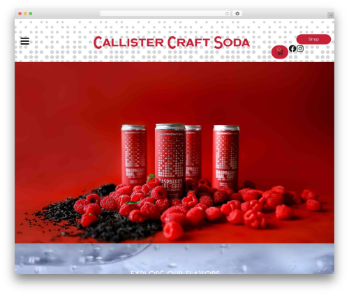 Storefront WordPress ecommerce theme - callistersoda.com