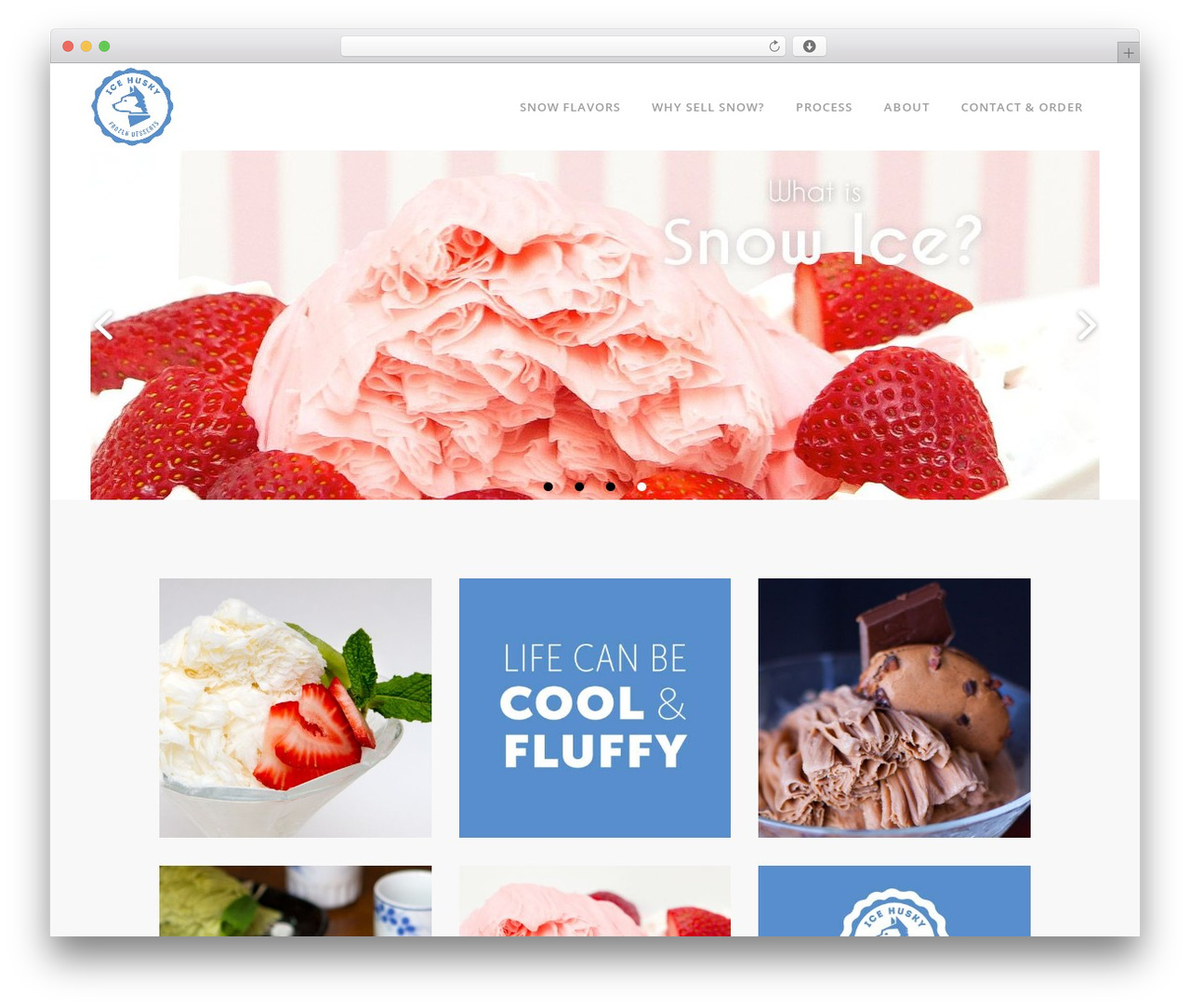 Theme WordPress Bridge - icehusky.com
