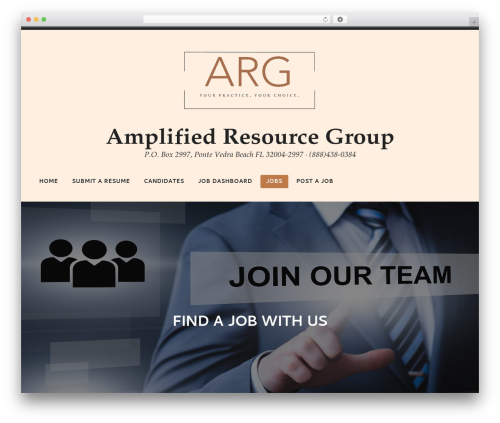 Theme WordPress Radcliffe 2 - amplifiedjobresource.com