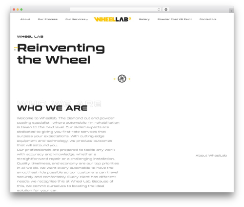WheelLab WordPress theme - wheellabuae.com