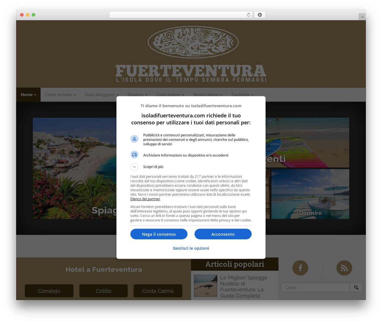 Wordpress Bootstrap WordPress theme - isoladifuerteventura.com