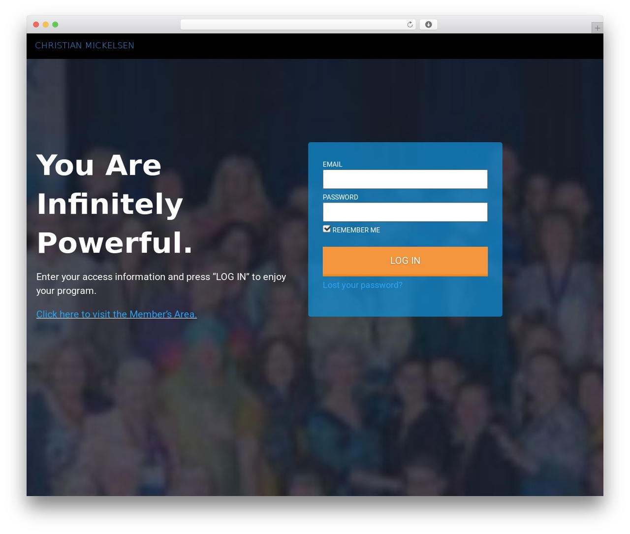 WordPress theme Hello Elementor - christianmickelsenmembers.com