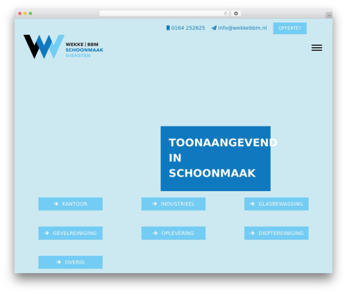 WordPress theme Silvertheme - wekkebbm.nl