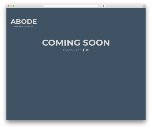 Abode Website Theme WordPress theme - abodecreations.co.uk