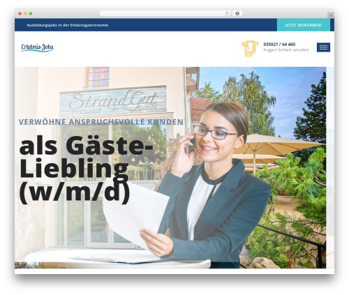 Aundri WordPress theme - erlebnis-jobs.de