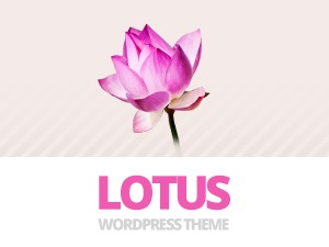 Best WordPress template Lotus (shared on wplocker.com)