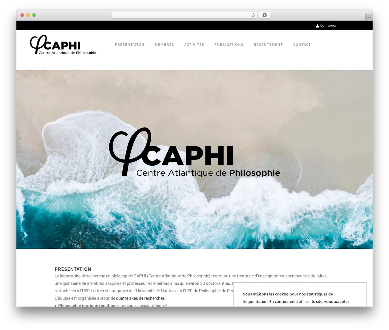Bridge theme WordPress - caphi-philo.fr