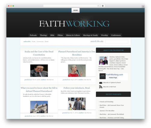 childTheme WordPress theme - faithworkingthroughlove.net