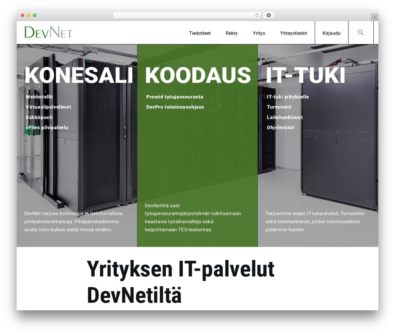DevNet Theme theme WordPress - devnet.fi