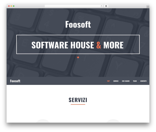 flatone top WordPress theme - foosoft.it