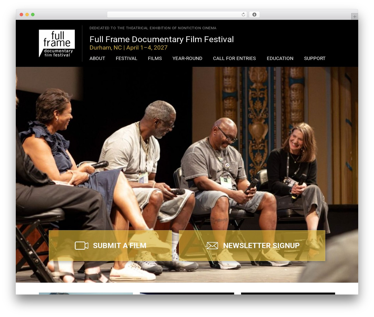 Full Frame WordPress theme - fullframefest.org