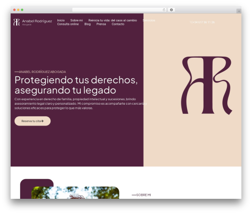 Hello Elementor theme WordPress - www.anabelrodriguezabogada.com