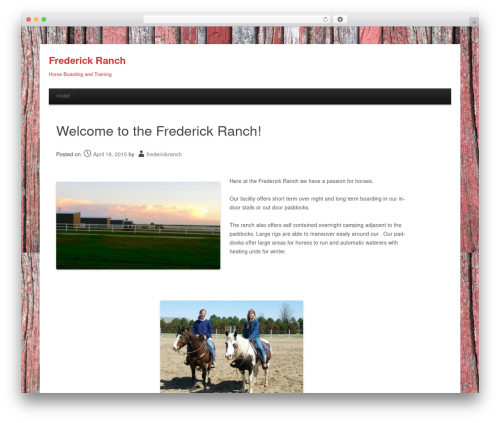 Theme WordPress Techism - frederickranch.com