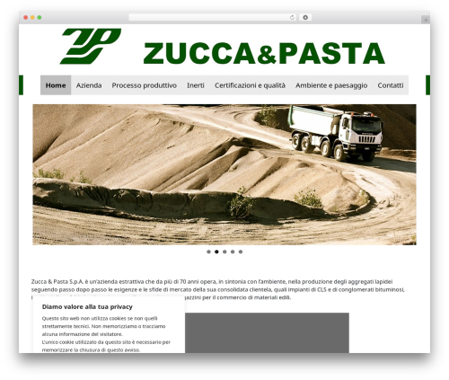 Theme WordPress UnderStrap - zuccaepasta.it