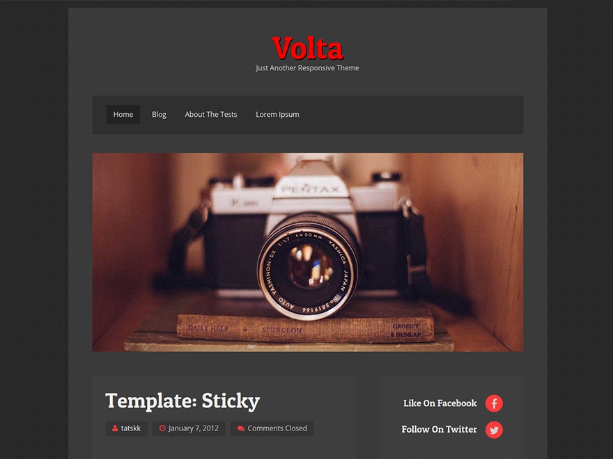 volta WordPress theme volta WordPress theme
