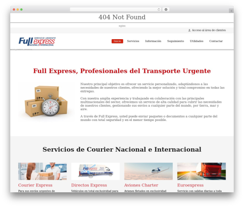 WebFlow WordPress theme - fullexpress.es