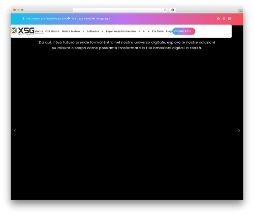 WordPress theme Hello Elementor - www.x5g.it