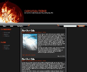 WordPress theme Carnavara Theme by http://themerama.com